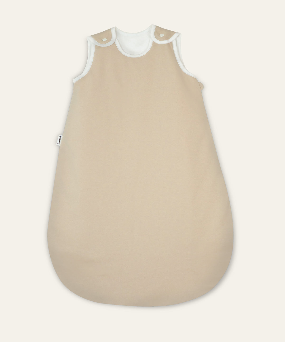 Babyschlafsack in Beige.