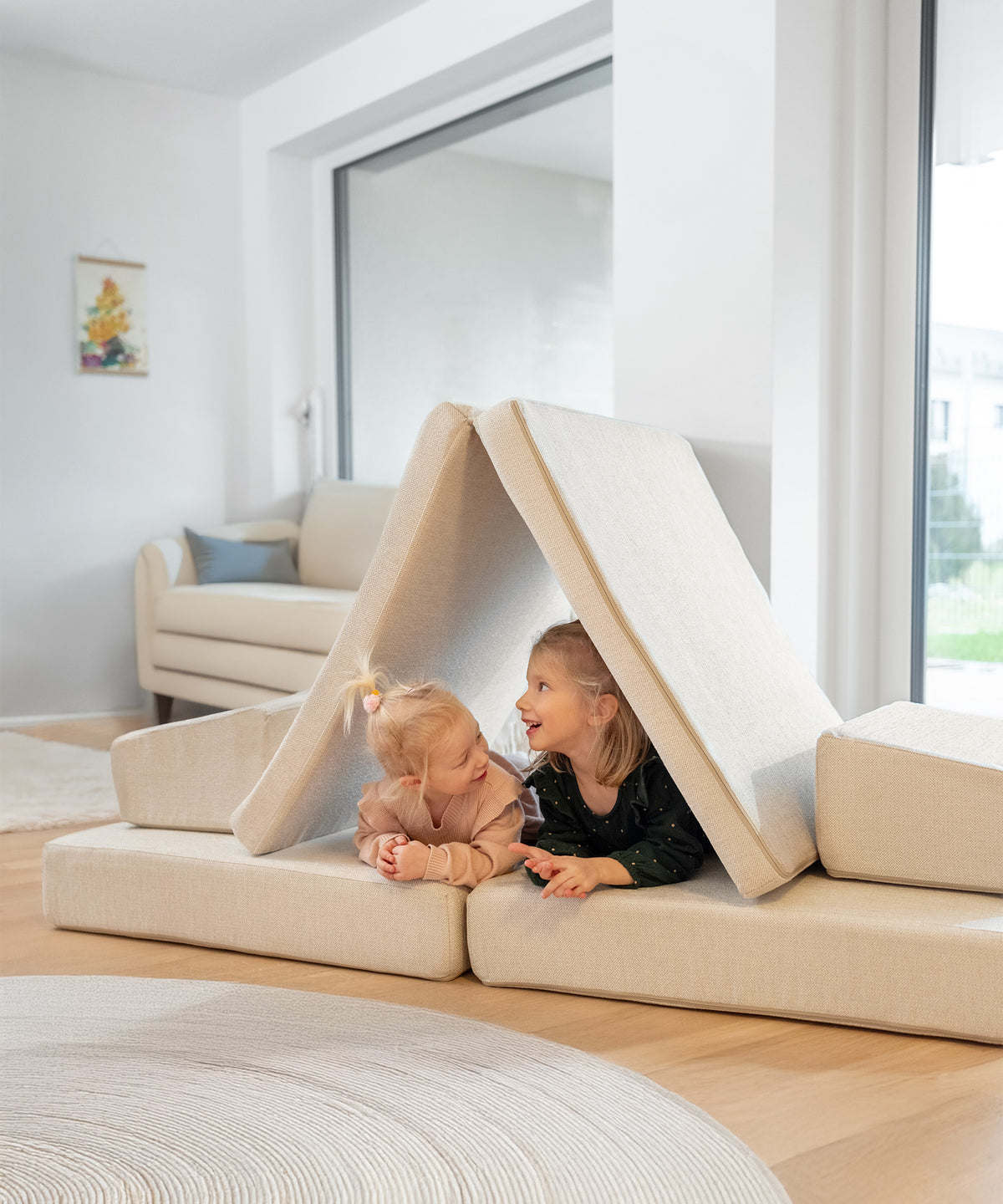  Ein Kindersofa mit unendlichen Spielmöglichkeiten. 